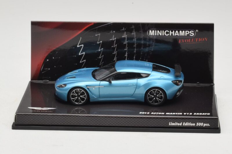 Aston Martin V12 Zagato Alba Blue Minichamps 1:43 Aston Martin V12 Zagato Alba Blue Minichamps 1:43 437137222 Métal