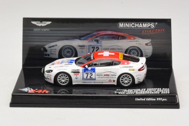 Aston Martin V8 Vantage #72 24 Hours of Nurburgring 2009 Minichamps 1:43 437091372 Métal