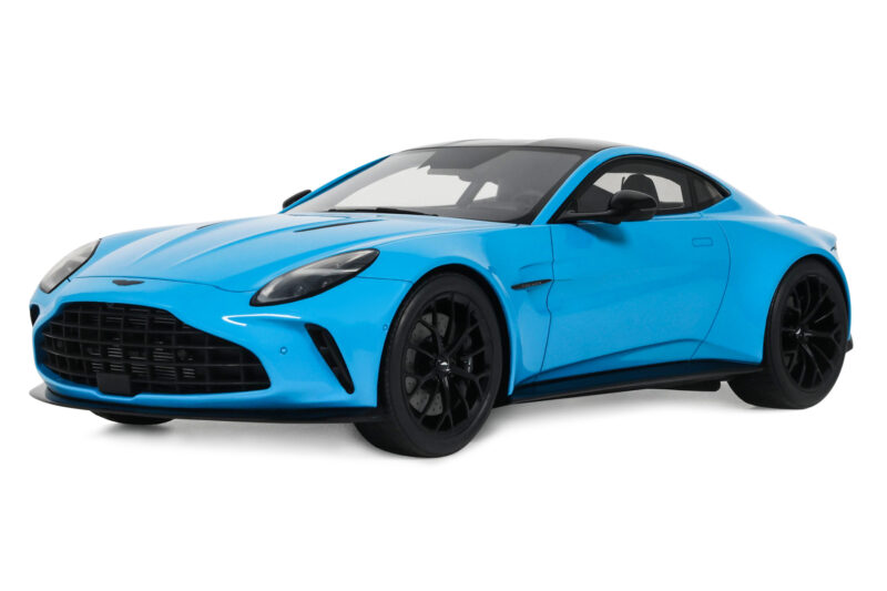 Aston Martin Vantage Elwood Blue GT Spirit 1:18 Aston Martin Vantage Elwood Blue GT Spirit 1:18 GT1008 Résine