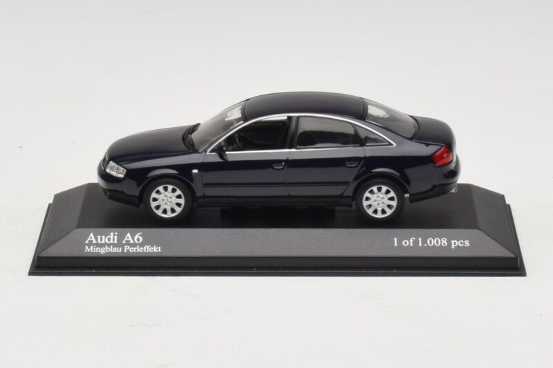 Audi A6 C5 Bleu Métallisé Minichamps 1:43 430010201 Métal