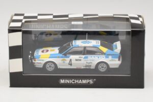 Audi Quattro #4 S. Blomqvist / B. Cederberg Rally Sweden Winner 1982 Minichamps 1:43 430821904 Métal — image 4 sur 4