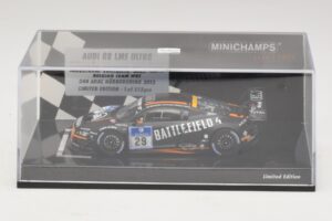 Audi R8 LMS Ultra #29 Team WRT Sandstorm L. Vanthoor 24 Hours of Nurburgring 2013 Minichamps 1:43 437130129 Métal — image 4 sur 5