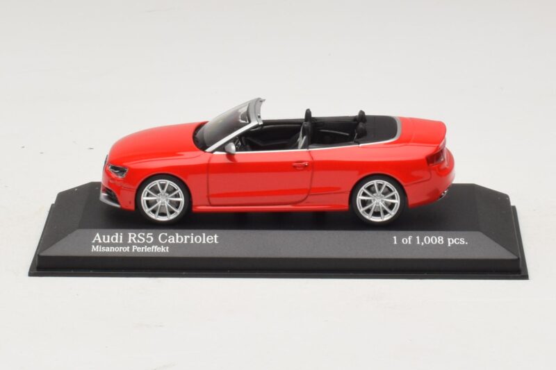 Audi RS5 B8 Cabriolet Rouge Minichamps 1:43 Audi RS5 B8 Cabriolet Rouge Minichamps 1:43 410011230 Métal
