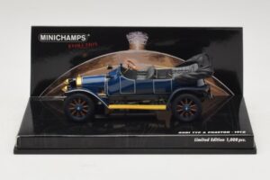 Audi Typ A Phaeton Bleu Minichamps 1:43 437019031 Métal