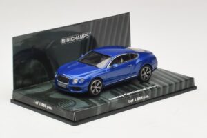 Bentley Continental GT V8 Bleu Métallisé Minichamps 1:43 436139982 Métal — image 2 sur 4