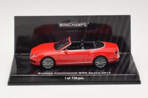 Bentley Continental GTC Speed Rouge Minichamps 1:43 436139061 Métal