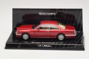 Bentley Continental R Rouge Métallisé Minichamps 1:43 436139920 Métal