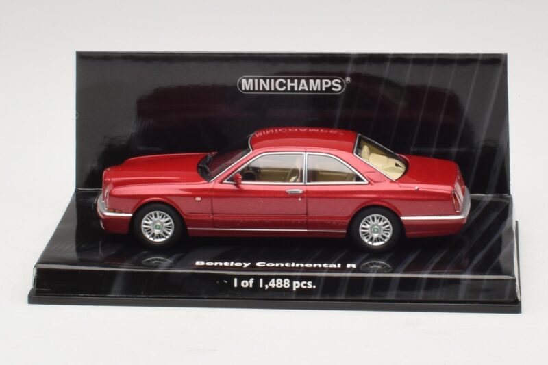 Bentley Continental R Rouge Métallisé Minichamps 1:43 436139920 Métal