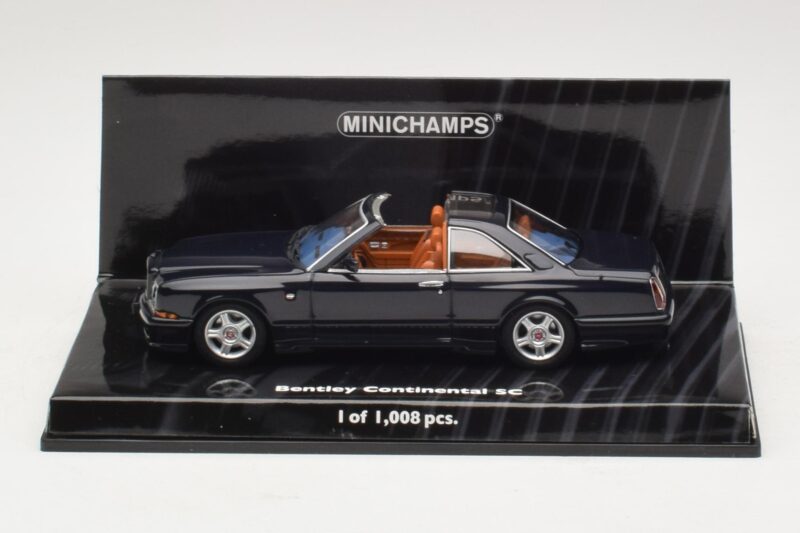 Bentley Continental SC Bleu Foncé Minichamps 1:43 436139990 Métal