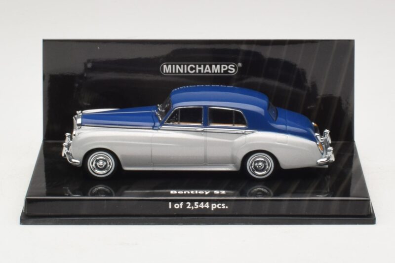 Bentley S2 Bleu Argent Minichamps 1:43 436139950 Métal