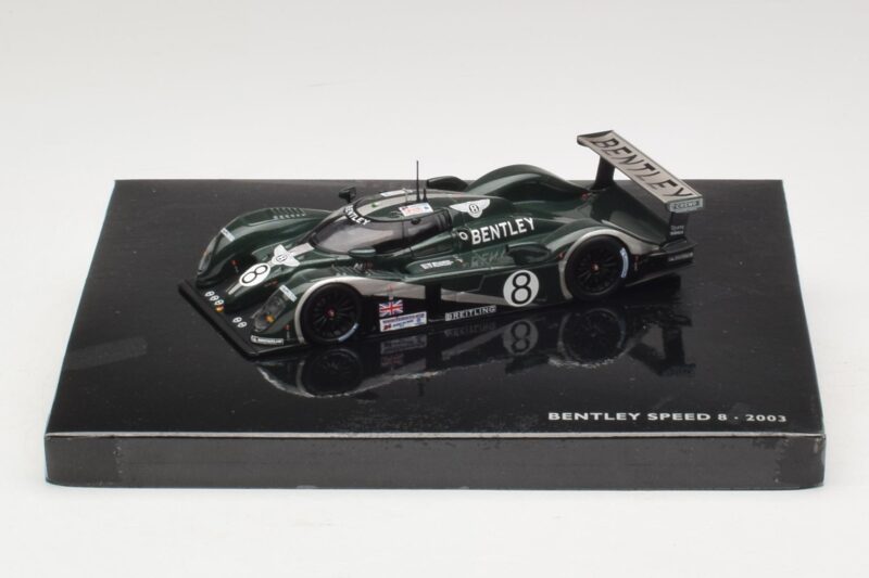Bentley Speed 8 LMP900 #8 J. Herbert / D. Brabham / M. Blundell 24 Hours of Le Mans 2003 Minichamps 1:43 BL364 Métal