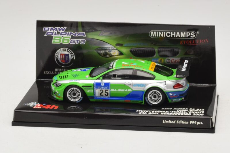 BMW Alpina B6 GT3 #25 24 Hours of Nürburgring 2009 Minichamps 1:43 437092625 Métal