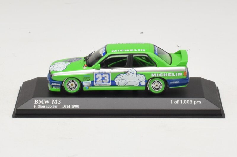 BMW M3 E30 Michelin #23 C. Oberndorfer DTM 1988 Minichamps 1:43 BMW M3 E30 Michelin #23 C. Oberndorfer DTM 1988 Minichamps 1:43 430882023 Métal