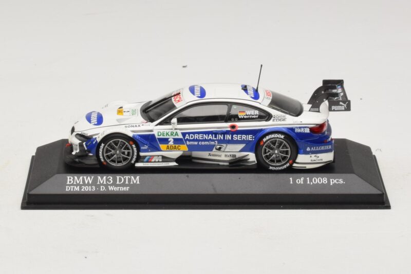 BMW M3 E92 DTM #2 D. Werner BMW Team Schnitzer DTM 2013 Minichamps 1:43 410132202 Métal