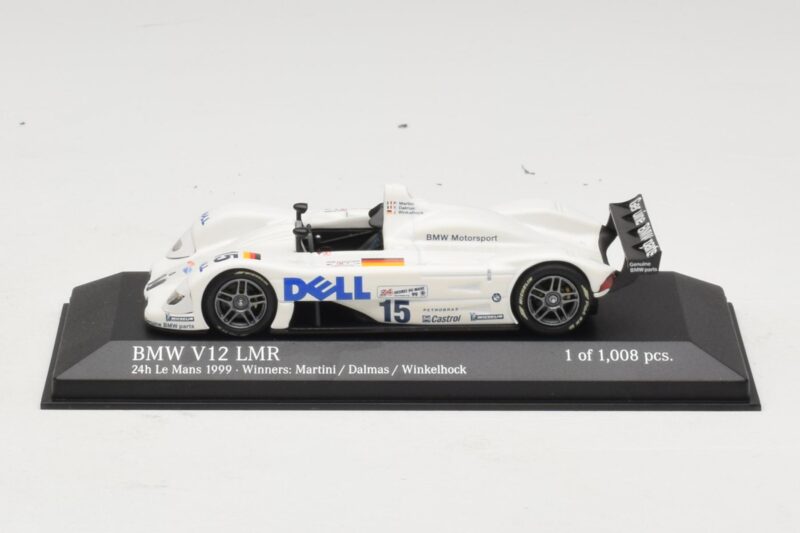 BMW V12 LMR #15 P. Martini / Y. Dalmas / J. Winkelhock 24 Hours of Le Mans Winner 1999 Minichamps 1:43 430992915 Métal