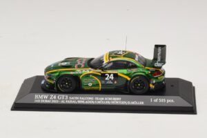 BMW Z4 GT3 Saudi Falcons #24 Al Faisal / Binladen 24 Hours of Dubai 2013 Minichamps 1:43 437132424 Métal