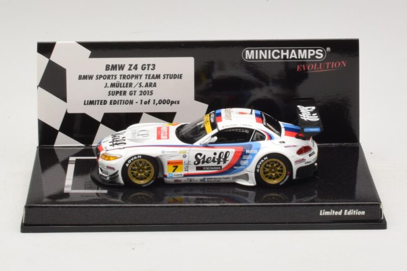 BMW Z4 GT3 Steiff #7 Muller / Ara Super GT 2015 Minichamps 1:43 BMW Z4 GT3 Steiff #7 Muller / Ara Super GT 2015 Minichamps 1:43 447152007 Métal