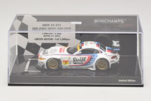 BMW Z4 GT3 Steiff #7 Muller / Ara Super GT 2015 Minichamps 1:43 447152007 Métal — image 4 sur 5