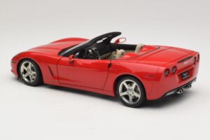 Chevrolet Corvette C6 Cabriolet Rouge AUTOart 1:18 71221 Métal — image 7 sur 8