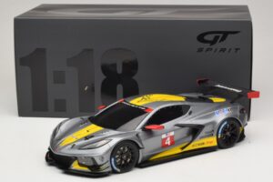 Chevrolet Corvette C8.R Gris GT Spirit 1:18 GT307 Résine — image 6 sur 6