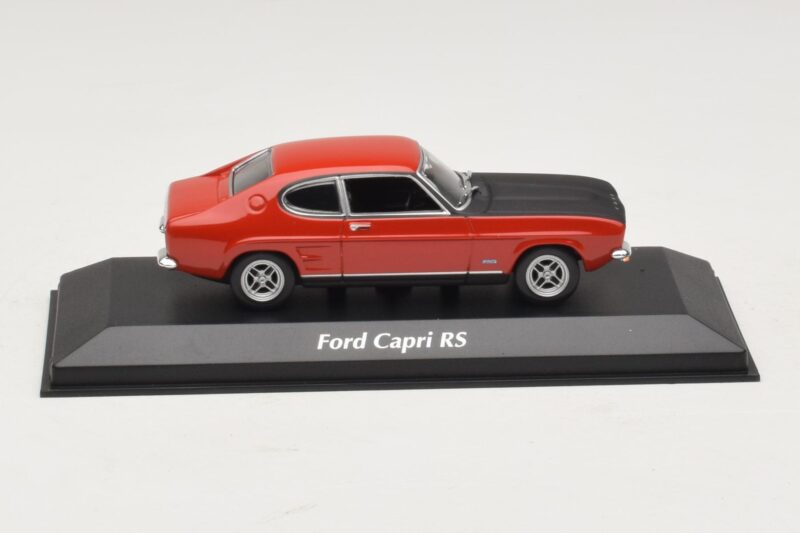 Ford Capri I Rouge Avec Capot Noir Maxichamps 1:43 940085801 Métal