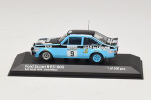 Ford Escort Mk2 RS1800 #9 R. Clark / Wilson RAC Rally 1978 Minichamps 1:43 400788409 Métal