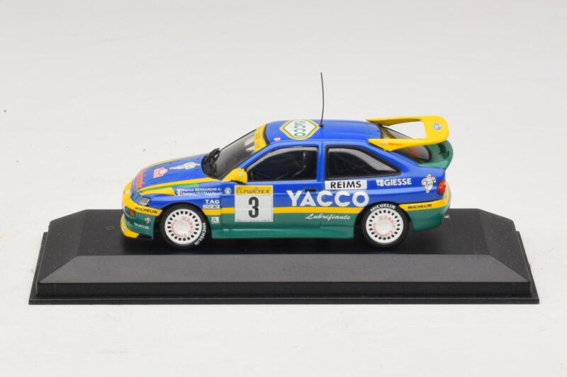 Ford Escort RS #3 Bernardini / Occelli Rally Monte Carlo Winner 1996 Minichamps 1:43 Ford Escort RS #3 Bernardini / Occelli Rally Monte Carlo Winner 1996 Minichamps 1:43 430968203 Métal