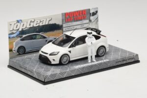 Ford Focus RS Mk2 Top Gear Blanc Avec Figurine Minichamps 1:43 519438810 Métal — image 2 sur 5