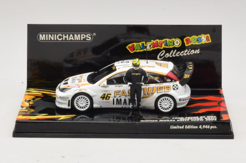 Ford Focus RS WRC #46 V. Rossi / C. Cassina Monza Rally Show 2006 Minichamps 1:43 436068446 Métal
