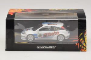 Ford Focus RS WRC #46 V. Rossi / C. Cassina RAC Rally 2007 Minichamps 1:43 400078446 Métal — image 5 sur 5