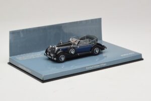 Horch 853 A Sport Cabriolet Noir Bleu Minichamps 1:43 436012036 Métal — image 2 sur 5