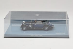 Horch 853 A Sport Cabriolet Noir Bleu Minichamps 1:43 436012036 Métal — image 5 sur 5