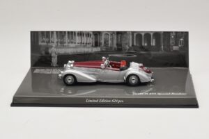Horch 855 Spezial Roadster Argent Rouge Minichamps 1:43 436014206 Métal