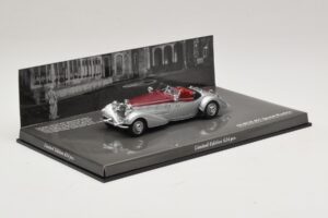 Horch 855 Spezial Roadster Argent Rouge Minichamps 1:43 436014206 Métal — image 2 sur 5