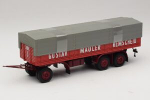 Kassbohrer Remorque Plateau Mauler Remscheid Minichamps 1:43 439161099 Métal