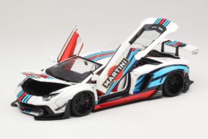 Lamborghini Aventador LB Works Martini Livery AUTOart 1:18 79185 Composite — image 2 sur 8
