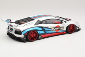 Lamborghini Aventador LB Works Martini Livery AUTOart 1:18 79185 Composite — image 3 sur 8