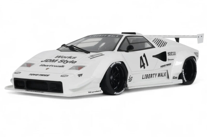 Lamborghini Countach LB-Works Blanc GT Spirit 1:18 Z356-WH Résine