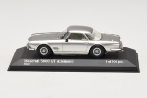 Maserati 5000 GT Allemano Argent Minichamps 1:43 437123324 Métal