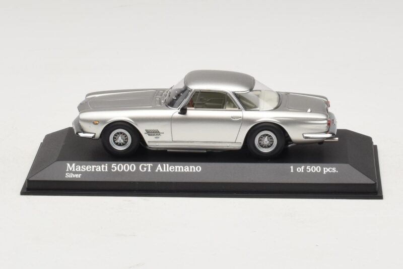 Maserati 5000 GT Allemano Argent Minichamps 1:43 437123324 Métal