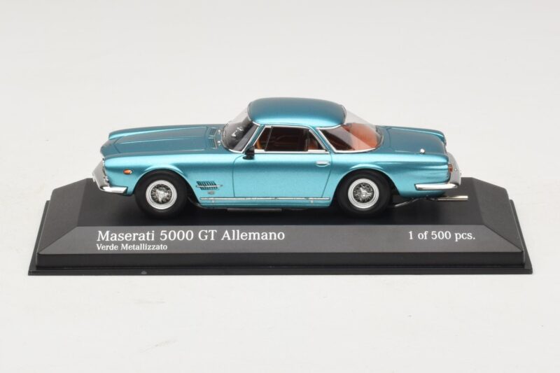 Maserati 5000 GT Allemano Verde Metallizzato Minichamps 1:43 437123320 Métal