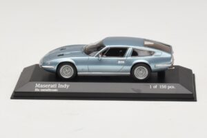 Maserati Indy Blue Metallic Minichamps 1:43 437123122 Métal