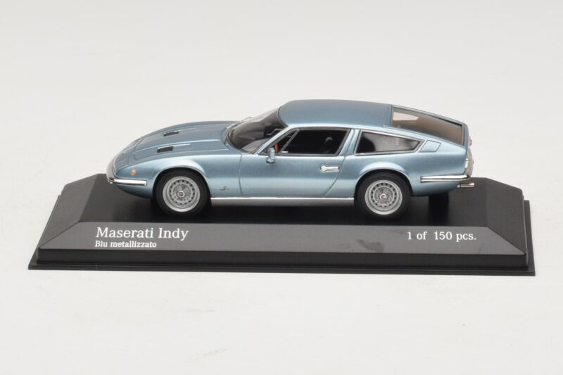 Maserati Indy Blue Metallic Minichamps 1:43 437123122 Métal