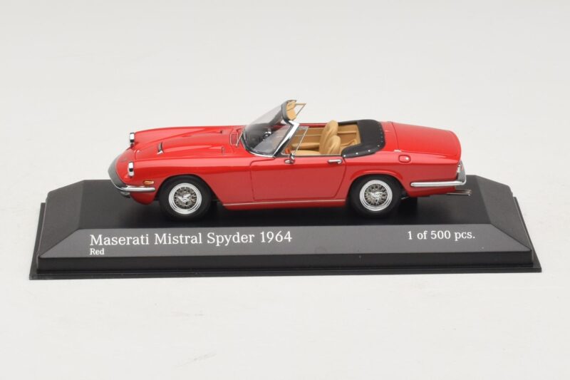 Maserati Mistral Spyder Rouge Minichamps 1:43 Maserati Mistral Spyder Rouge Minichamps 1:43 437123430 Métal
