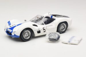 Maserati Tipo 61 #5 S. Moss / D. Gurney Camoradi ADAC 1000km Nurburgring Winner 1960 Minichamps 1:18 100601205 Métal