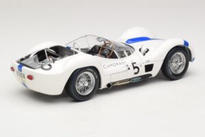 Maserati Tipo 61 #5 S. Moss / D. Gurney Camoradi ADAC 1000km Nurburgring Winner 1960 Minichamps 1:18 100601205 Métal — image 3 sur 8