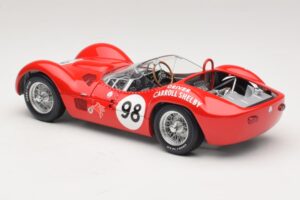 Maserati Tipo 61 #98 C. Shelby Times Mirror Grand Prix for Sportscars 1960 Minichamps 1:18 100601298 Métal — image 7 sur 8