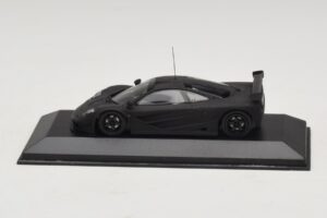 McLaren F1 GTR Prototype Noir Mat Avec Jantes Noires Minichamps 1:43 MCLAREN009 Métal — image 4 sur 4