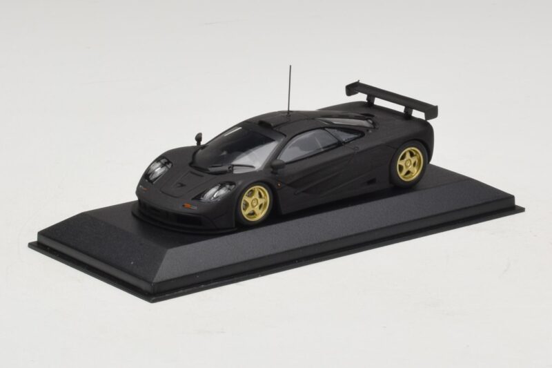 McLaren F1 GTR Prototype Noir Mat Avec Jantes Dorées Minichamps 1:43 McLaren F1 GTR Prototype Noir Mat Avec Jantes Dorées Minichamps 1:43 MCLAREN008 Métal