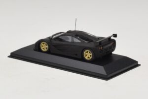 McLaren F1 GTR Prototype Noir Mat Avec Jantes Dorées Minichamps 1:43 MCLAREN008 Métal — image 2 sur 4